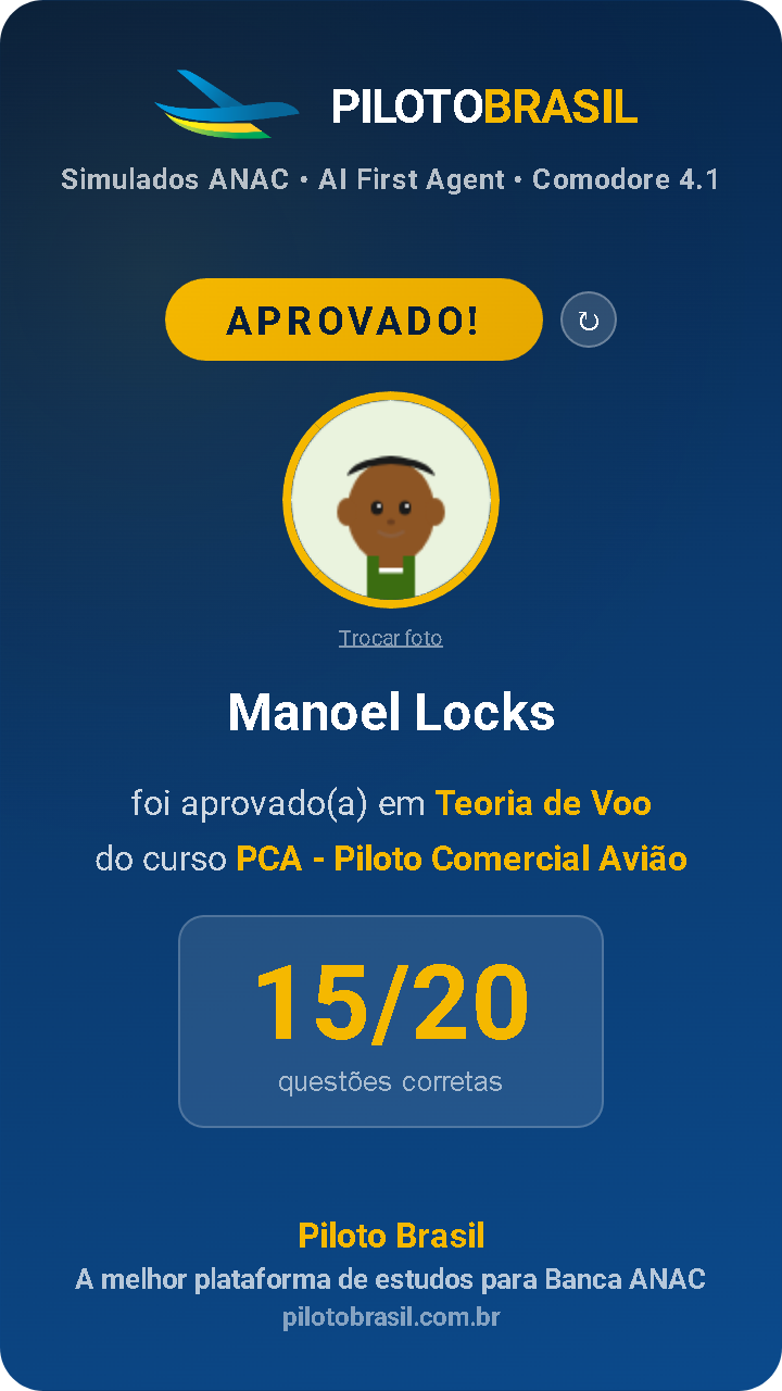 Manoel Locks aprovado