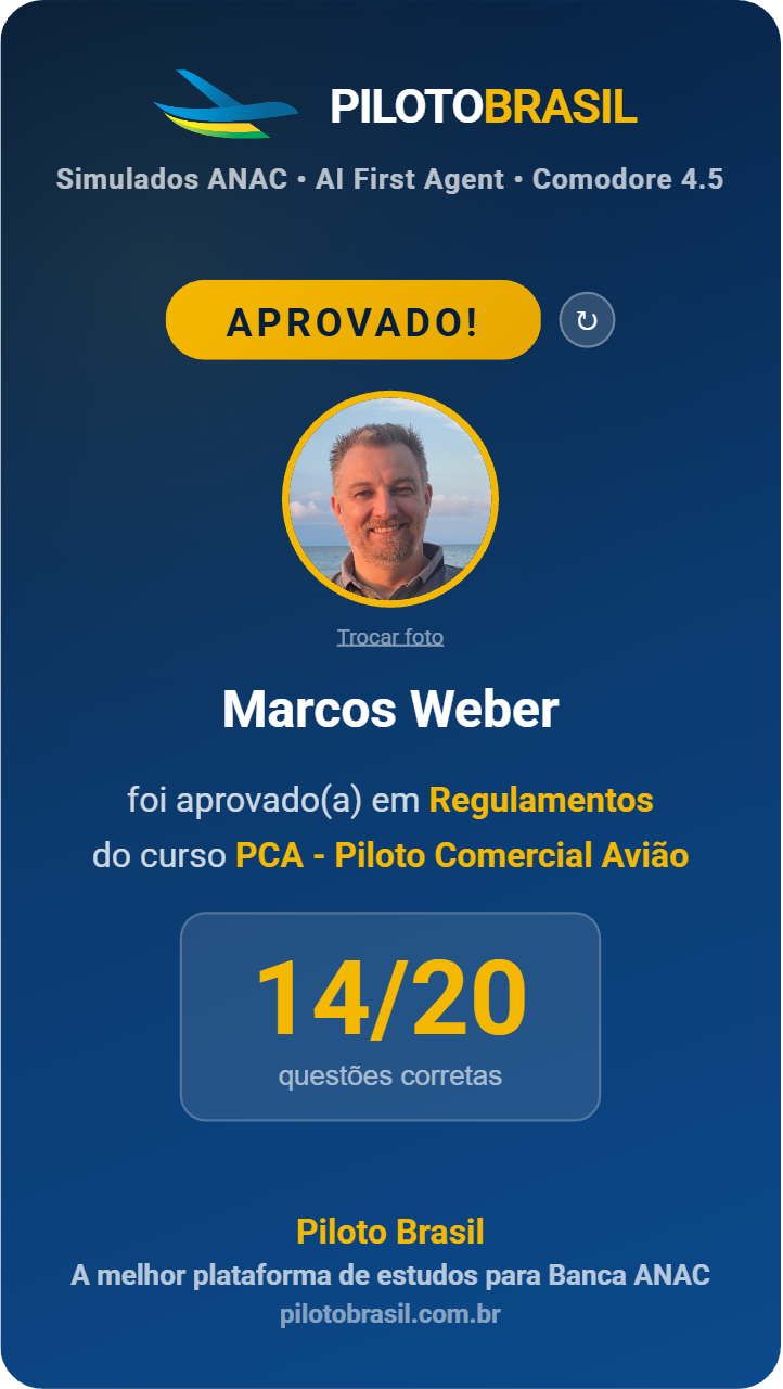 Marcos Weber aprovado