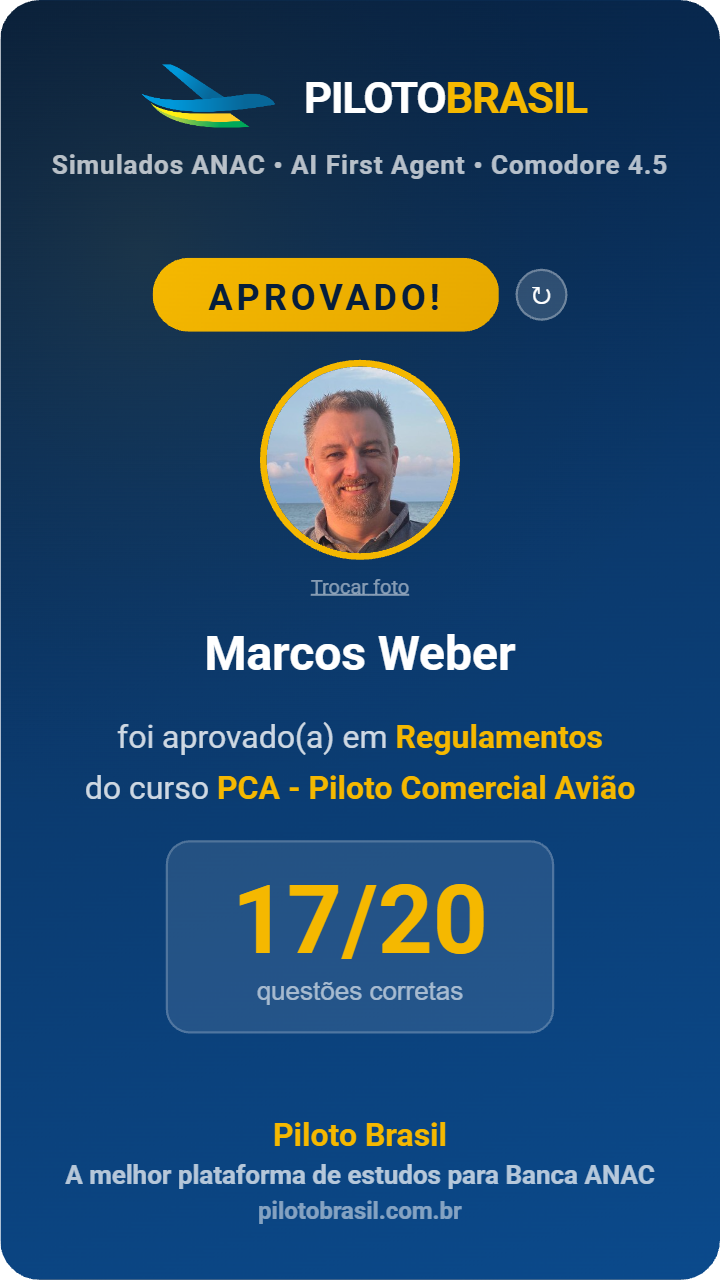 Marcos Weber aprovado