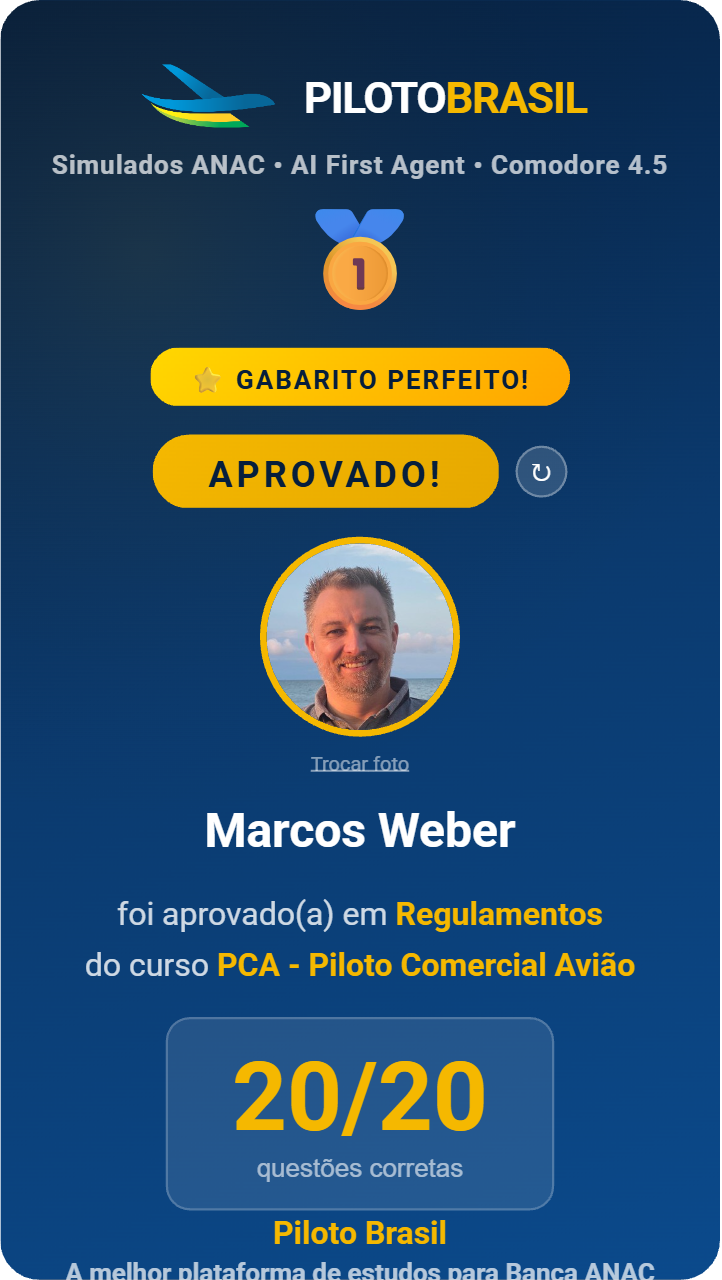 Marcos Weber aprovado