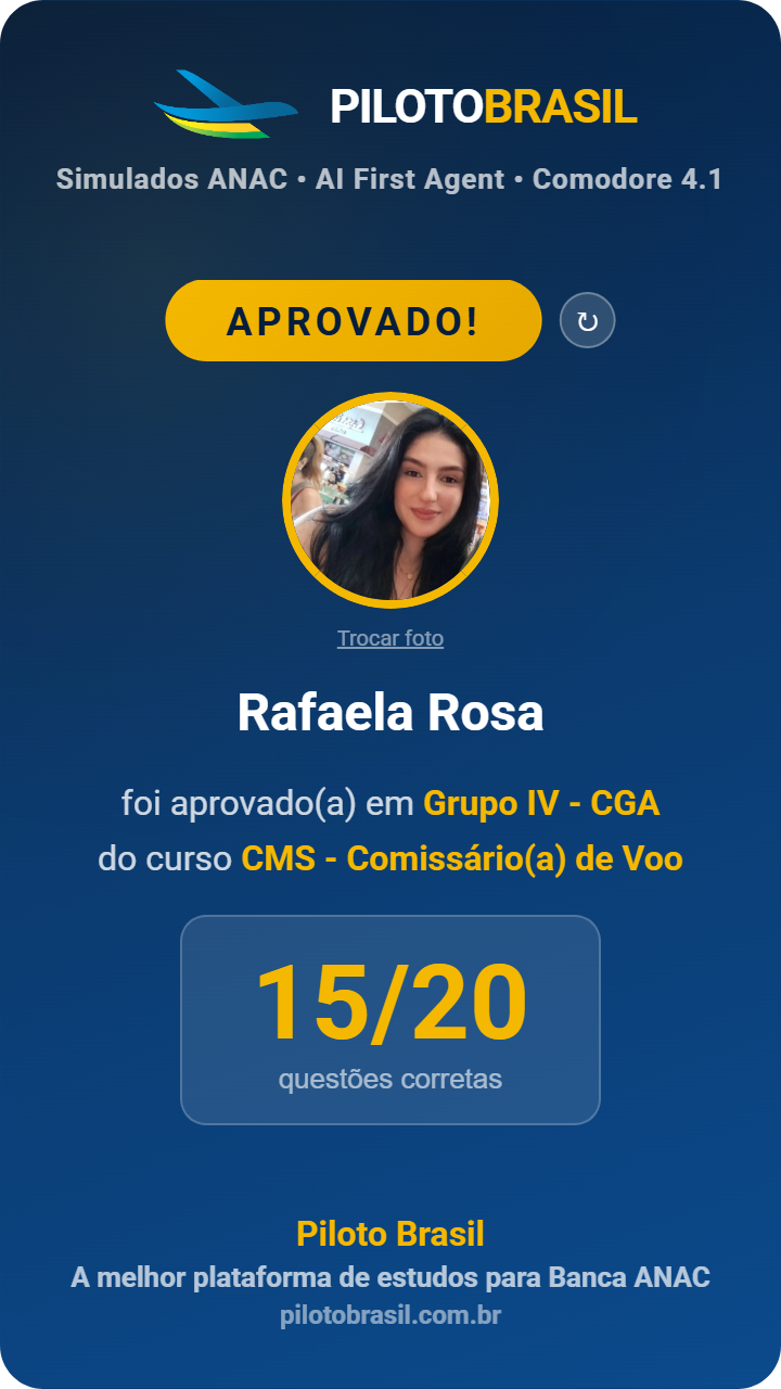 Rafaela Rosa aprovado