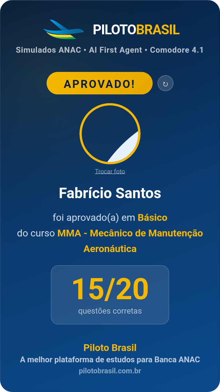 Fabrício Santos aprovado