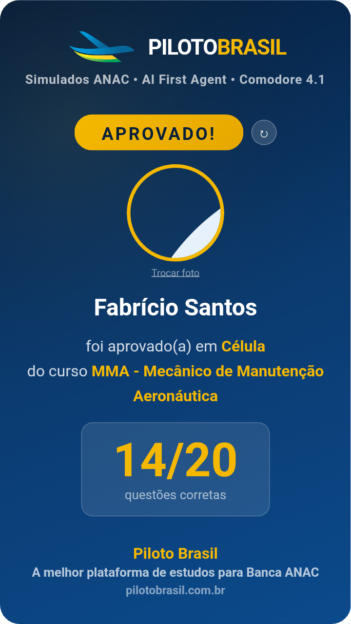 Fabrício Santos aprovado