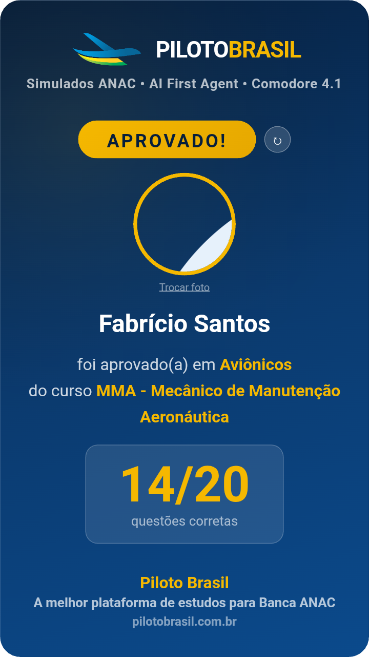 Fabrício Santos aprovado