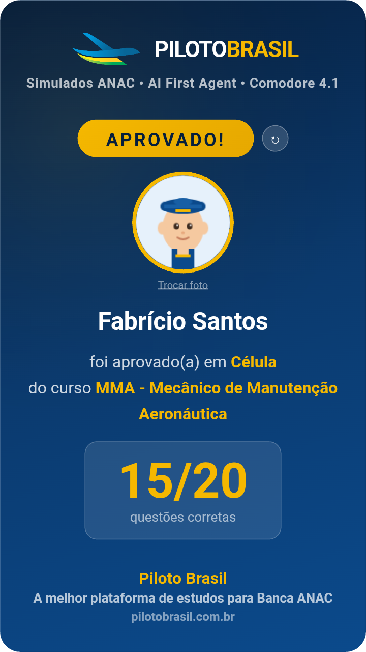 Fabrício Santos aprovado