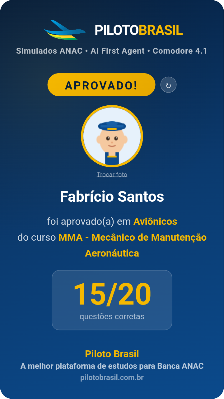 Fabrício Santos aprovado