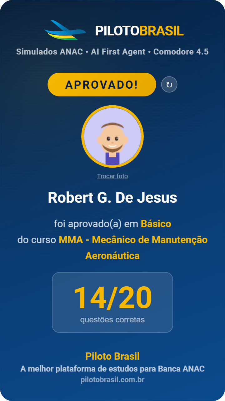 Robert G. De Jesus aprovado
