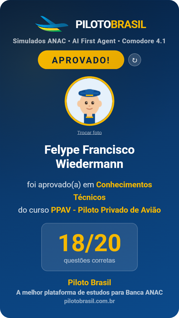 Felype Francisco Wiedermann aprovado