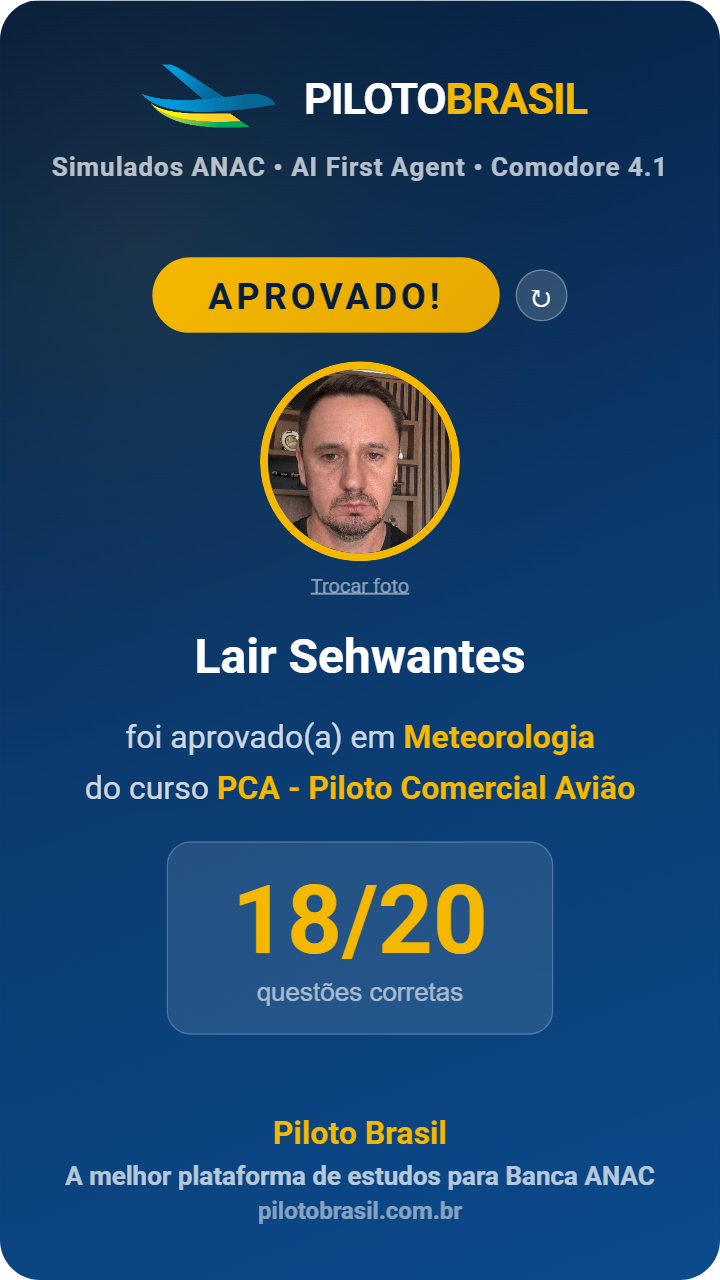 Lair Sehwantes aprovado