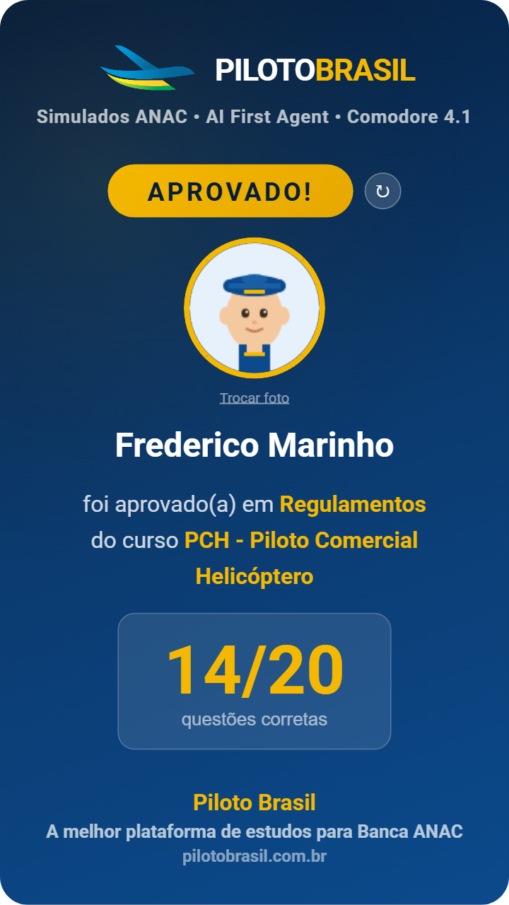 Frederico Marinho aprovado