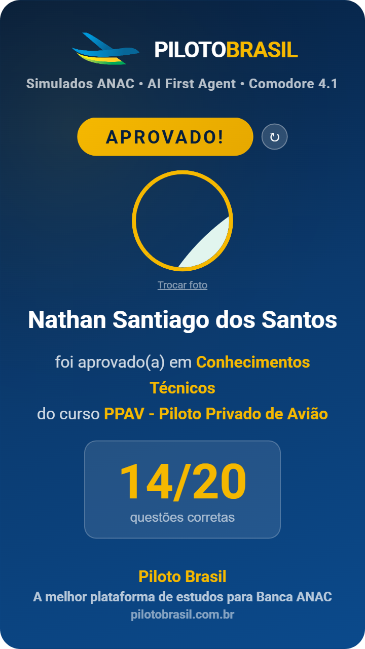 Nathan Santiago dos Santos aprovado