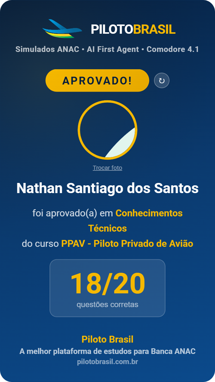 Nathan Santiago dos Santos aprovado