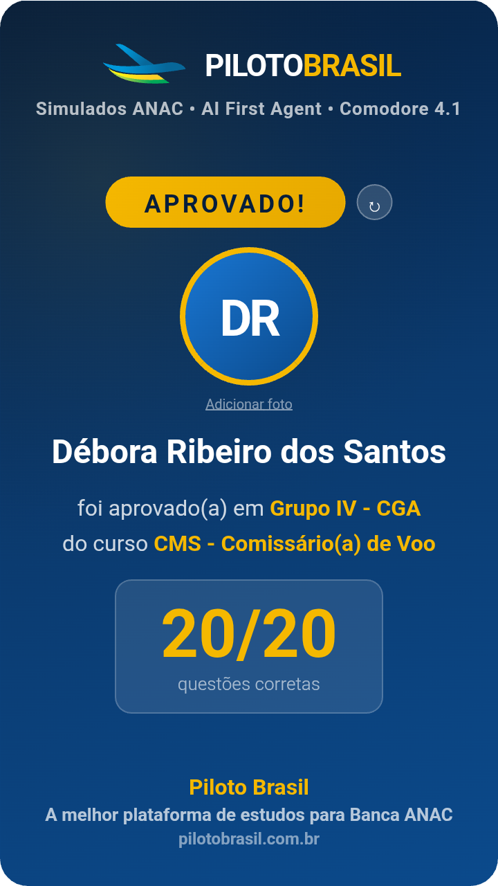 Débora Ribeiro dos Santos aprovado