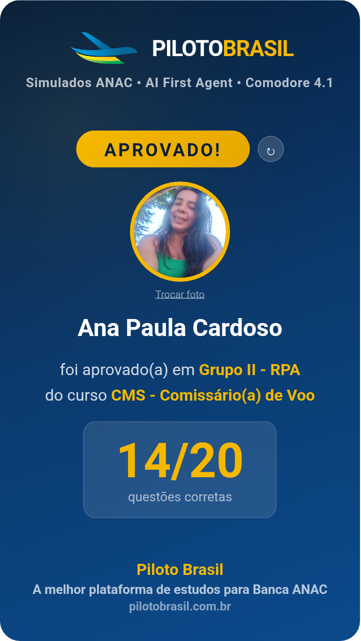 Ana Paula Cardoso aprovado