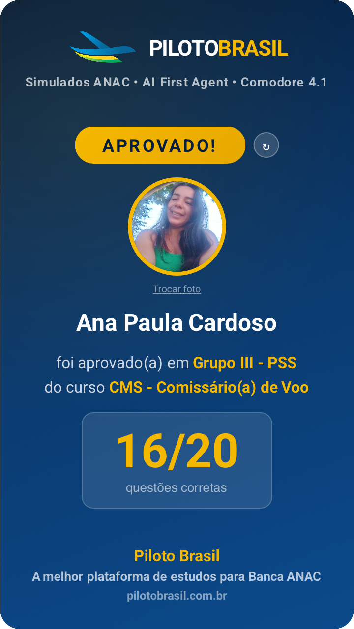 Ana Paula Cardoso aprovado
