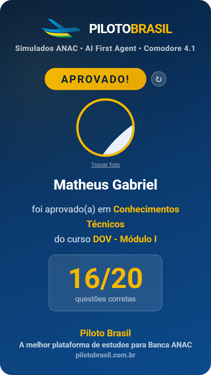 Matheus Gabriel aprovado