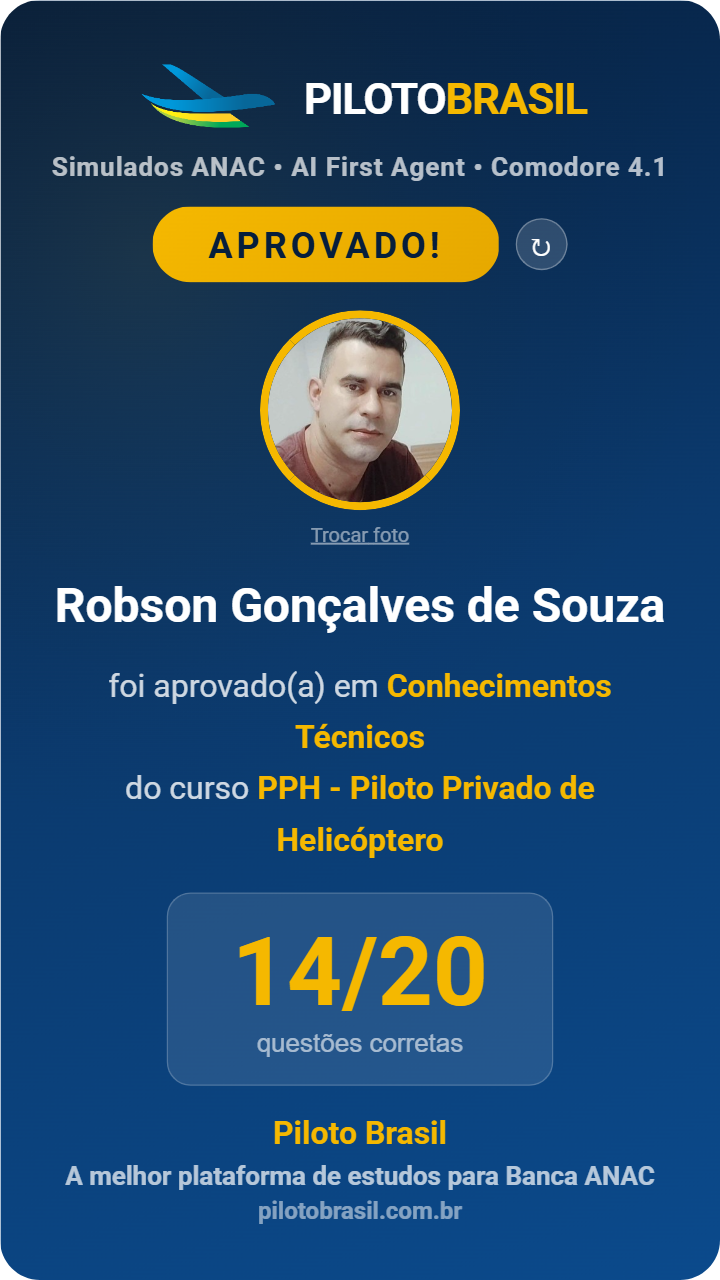 Robson Gonçalves de Souza aprovado