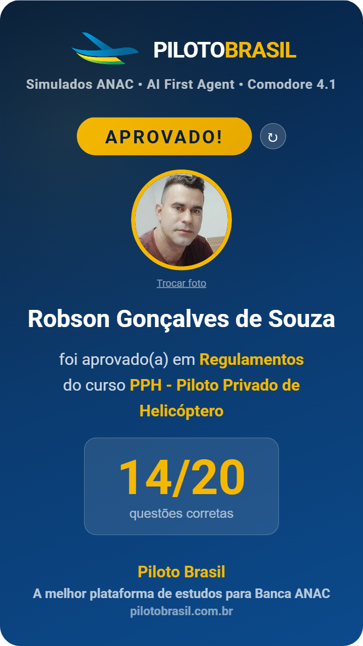 Robson Gonçalves de Souza aprovado