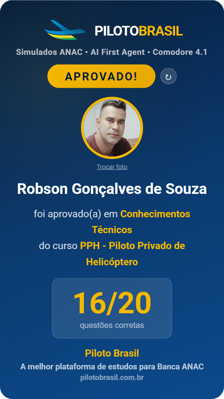 Robson Gonçalves de Souza aprovado