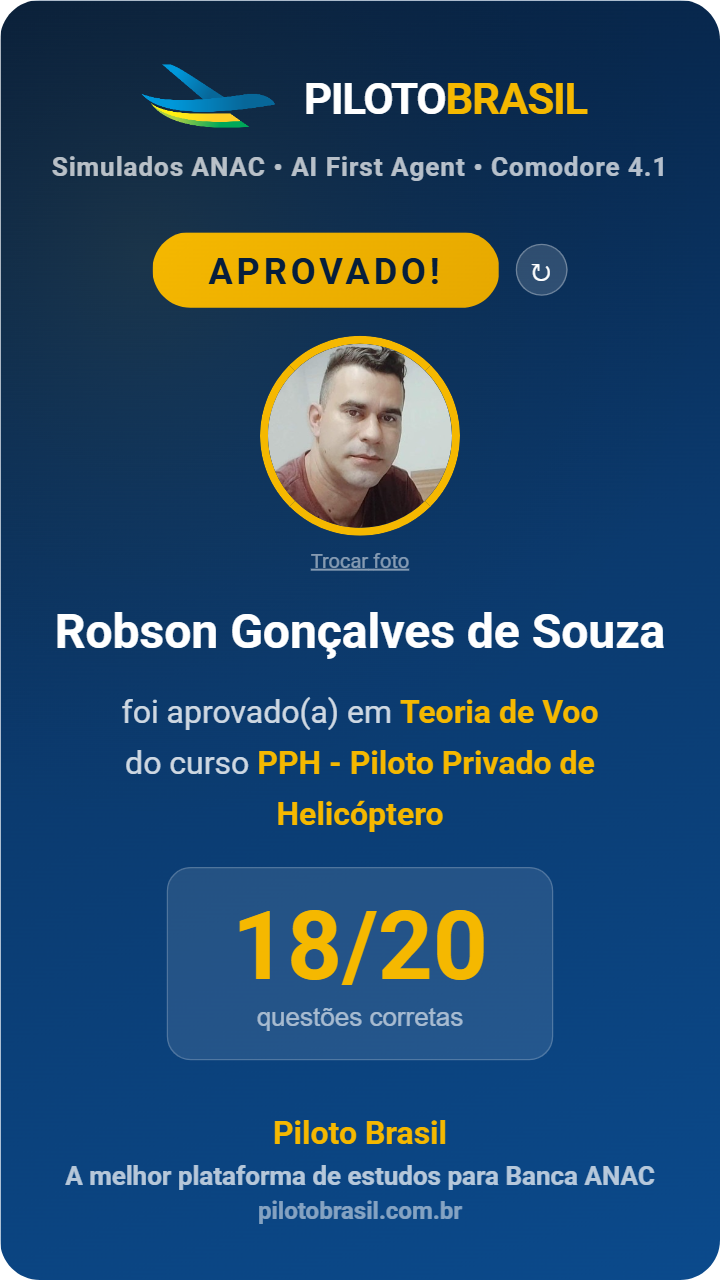 Robson Gonçalves de Souza aprovado