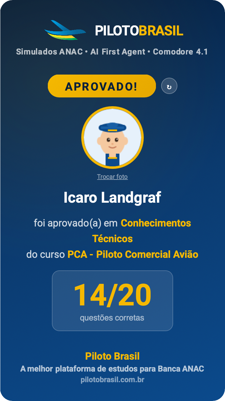 Icaro Landgraf aprovado