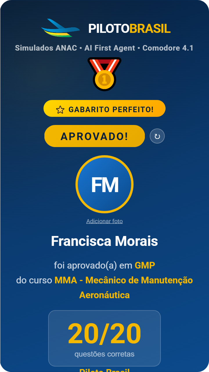 Francisca Morais aprovado