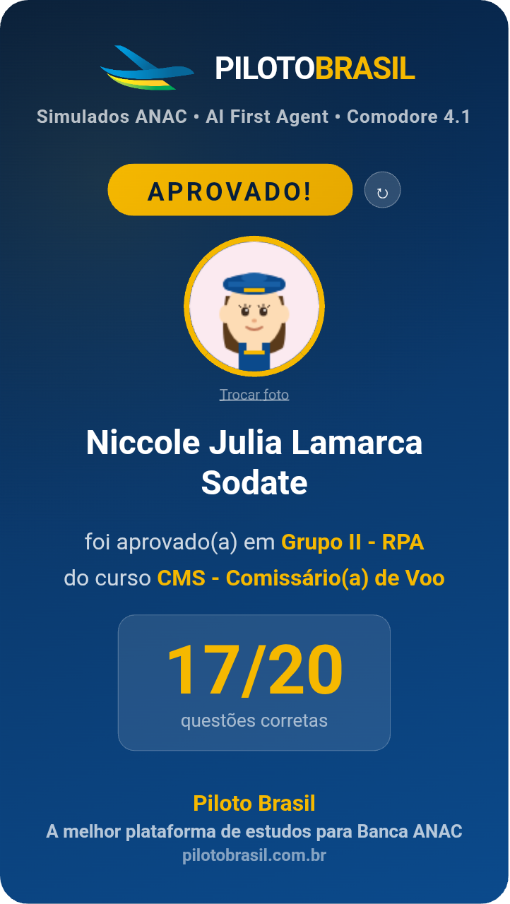Niccole Julia Lamarca Sodate aprovado
