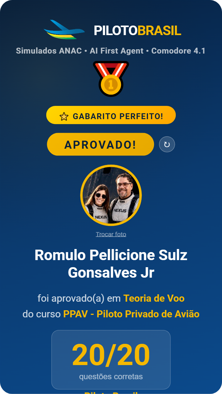 Romulo Pellicione Sulz Gonsalves Jr aprovado