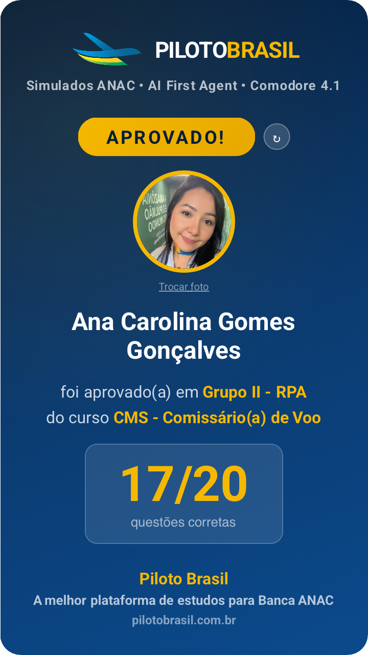 Ana Carolina Gomes Gonçalves aprovado