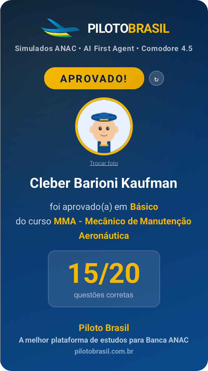 Cleber Barioni Kaufman aprovado
