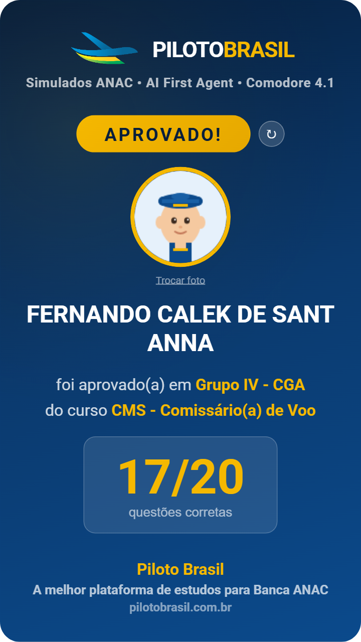 FERNANDO CALEK DE SANT ANNA aprovado
