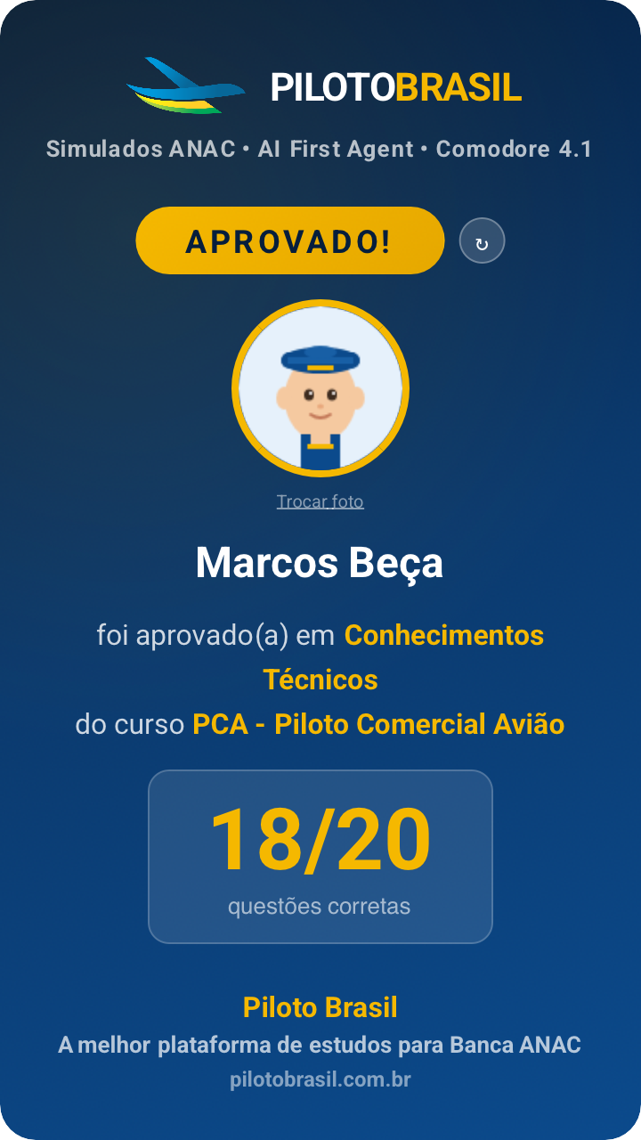 Marcos Beça aprovado