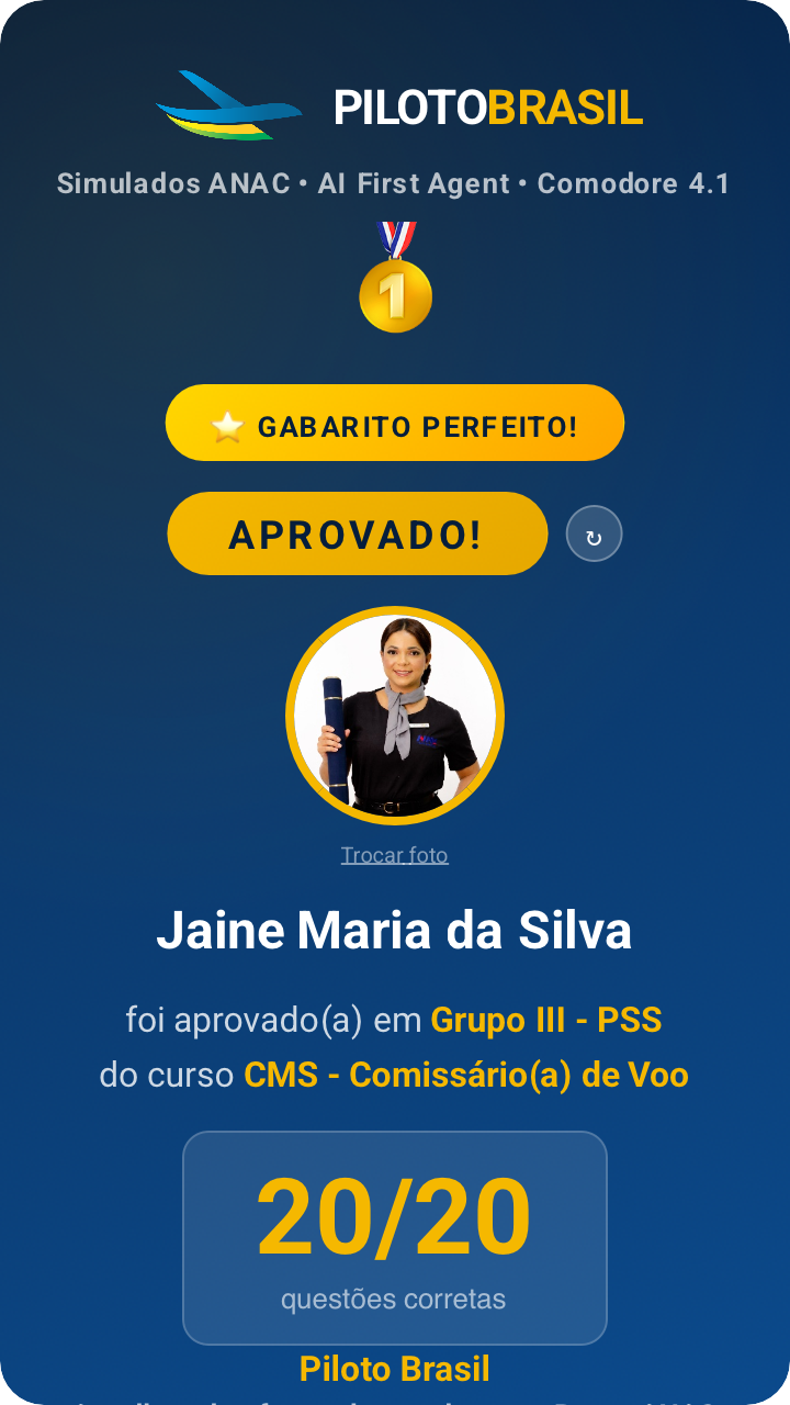 Jaine Maria da Silva aprovado