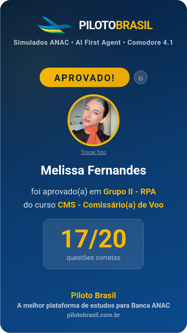 Melissa Fernandes aprovado