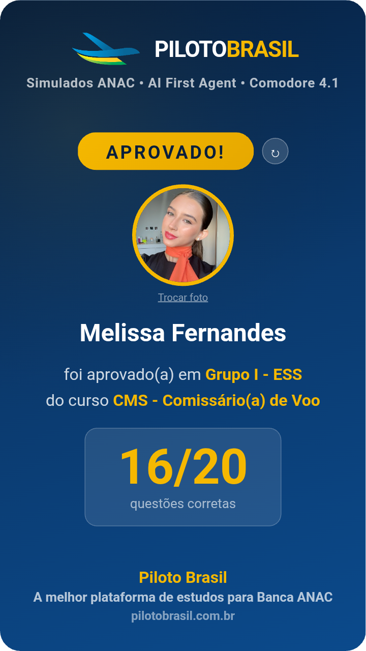 Melissa Fernandes aprovado