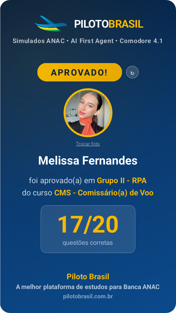 Melissa Fernandes aprovado