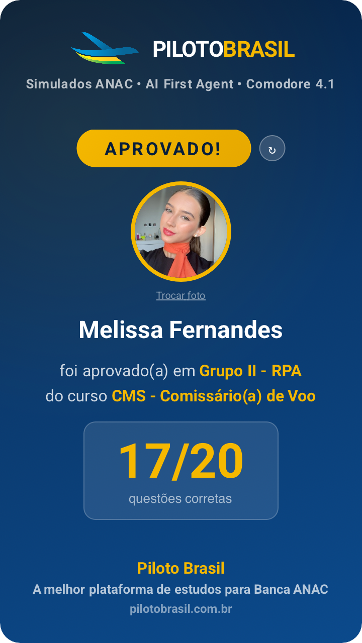 Melissa Fernandes aprovado