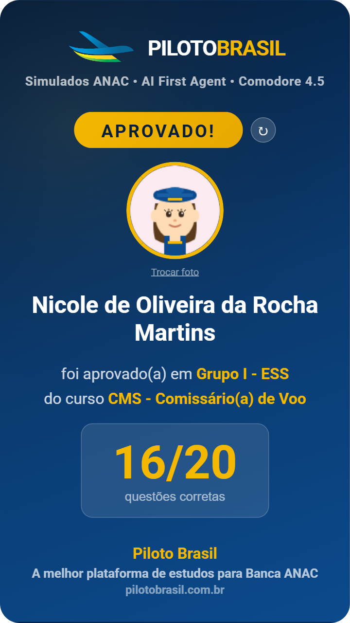Nicole de Oliveira da Rocha Martins aprovado