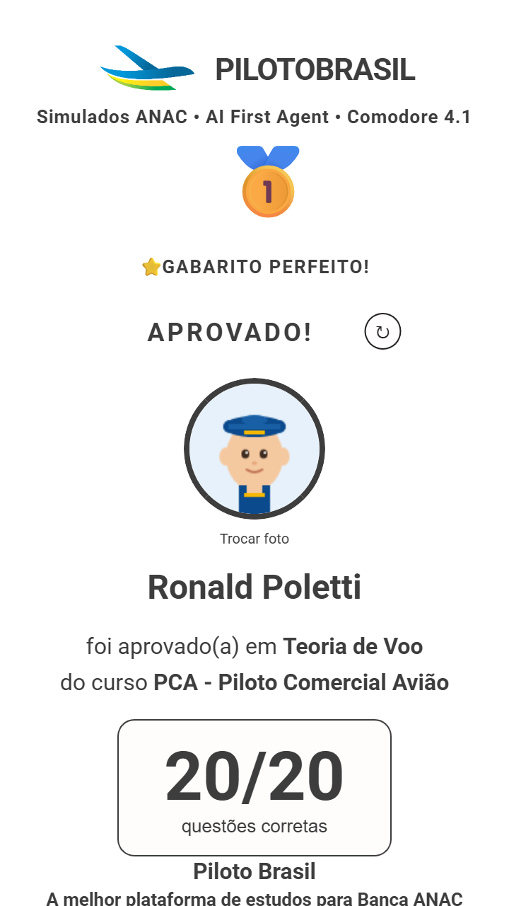 Ronald Poletti aprovado