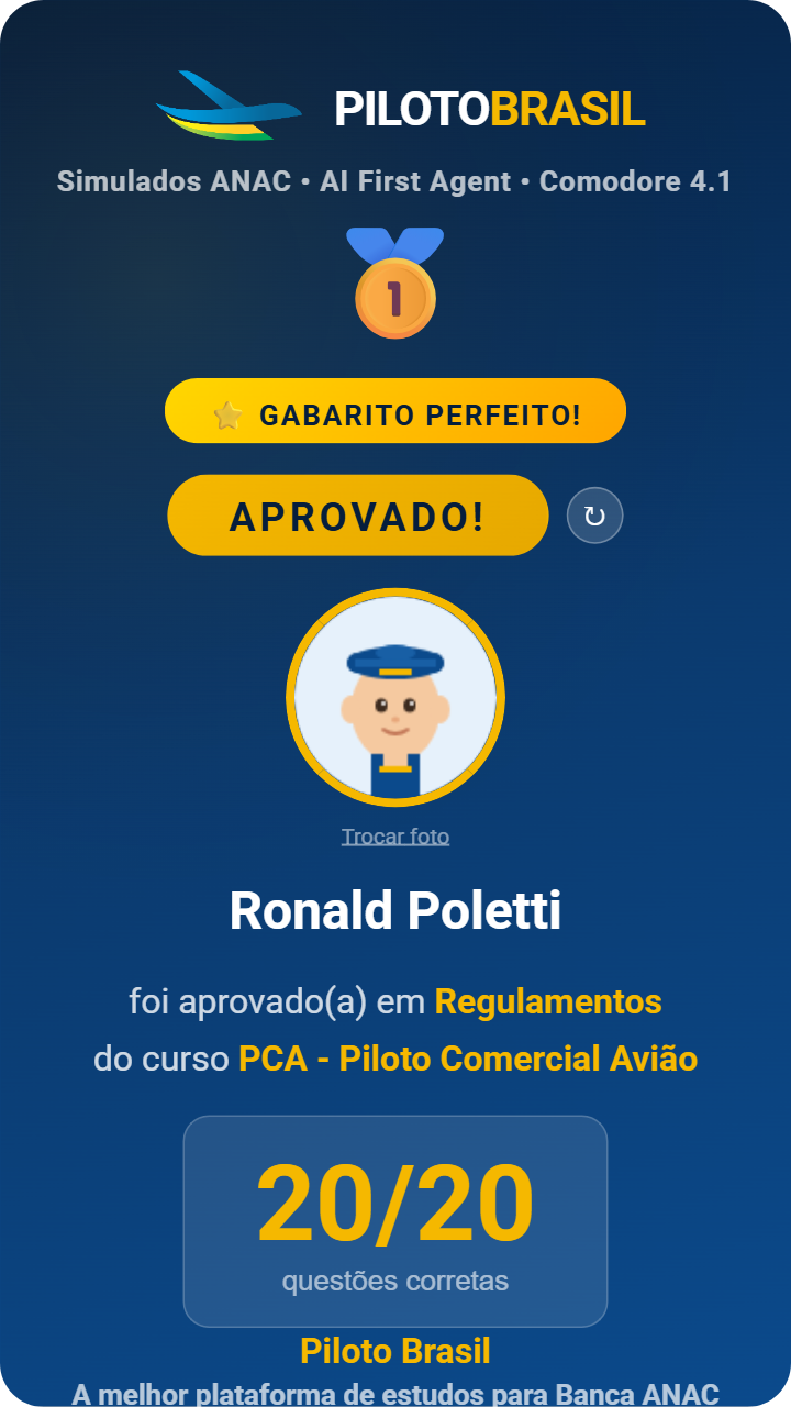 Ronald Poletti aprovado