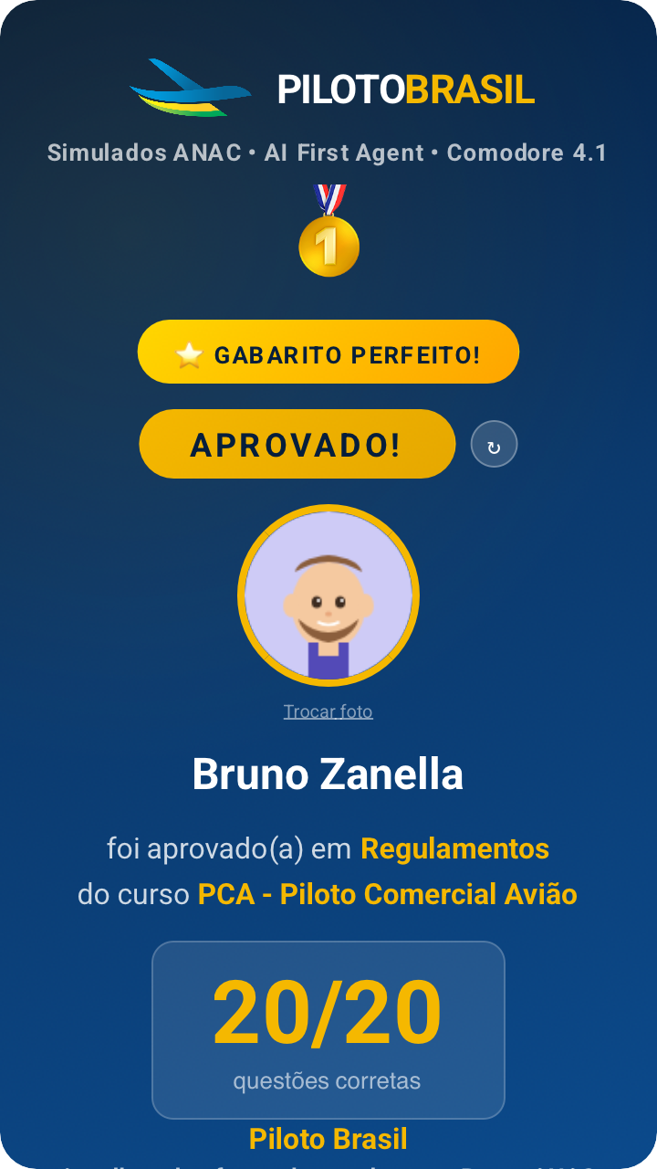 Bruno Zanella aprovado