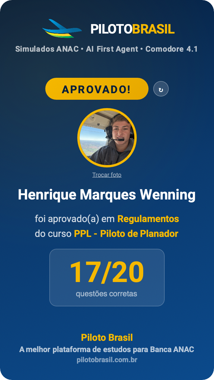Henrique Marques Wenning aprovado