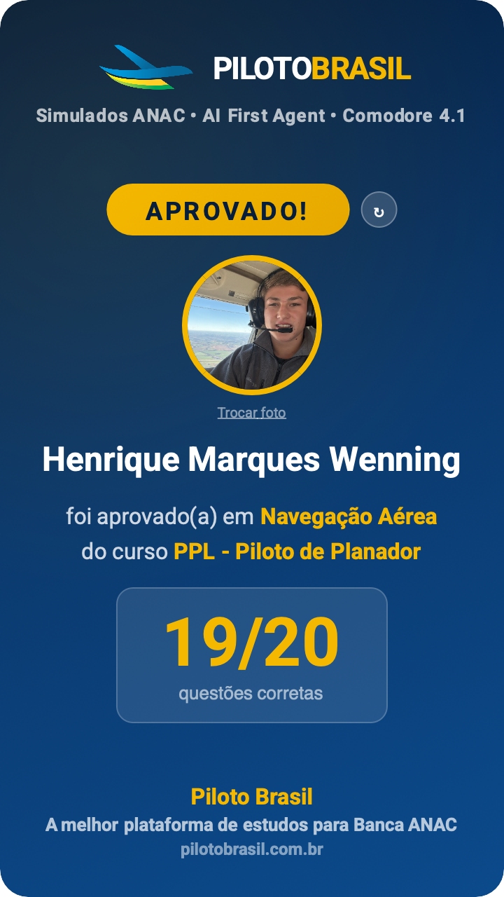 Henrique Marques Wenning aprovado