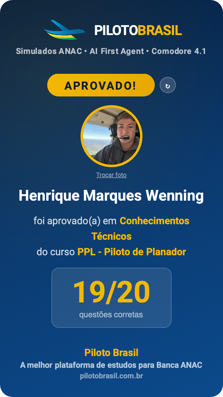 Henrique Marques Wenning aprovado