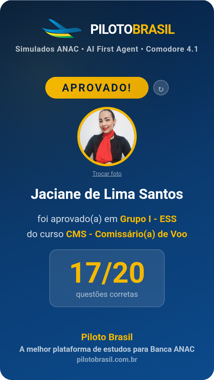 Jaciane de Lima Santos aprovado