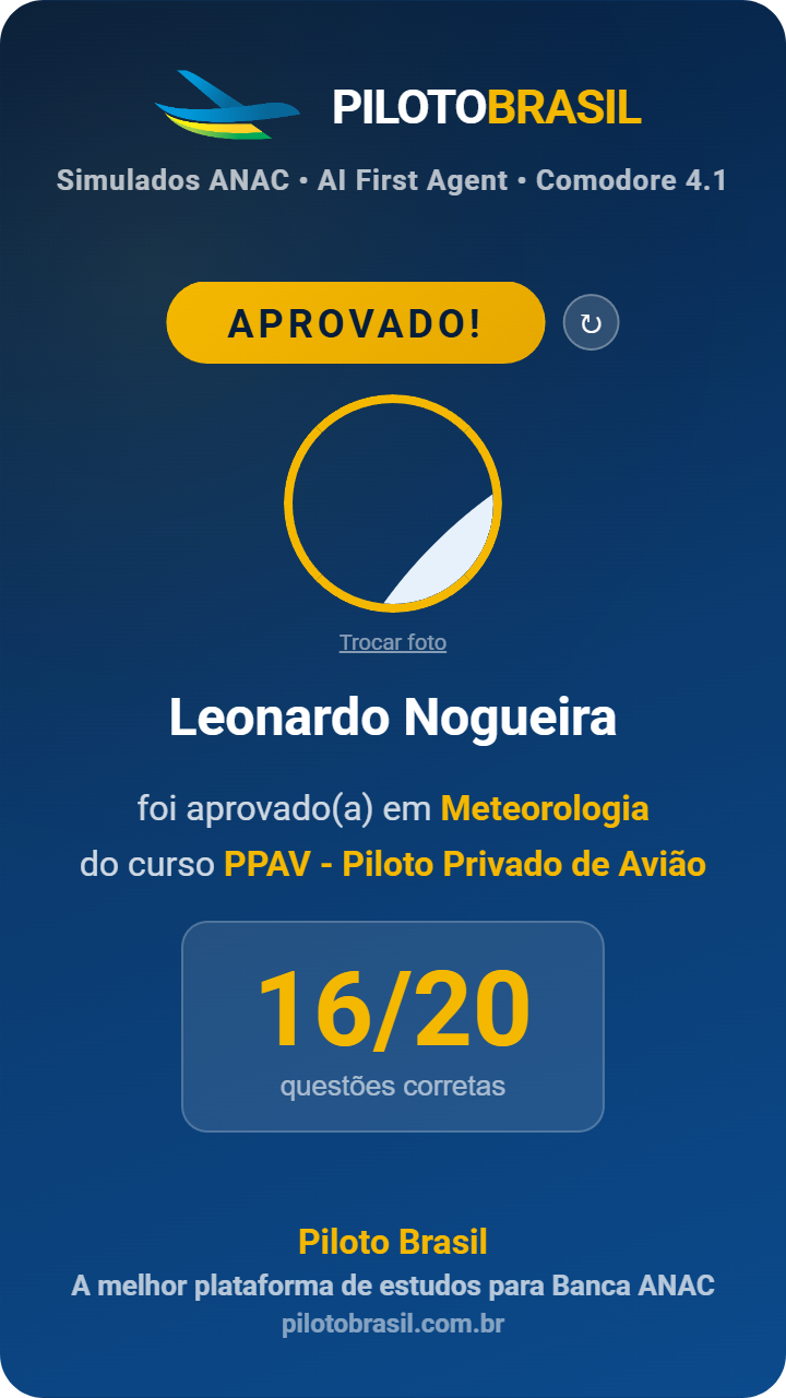 Leonardo Nogueira aprovado