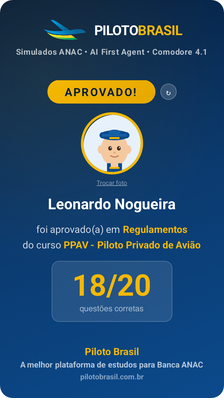 Leonardo Nogueira aprovado
