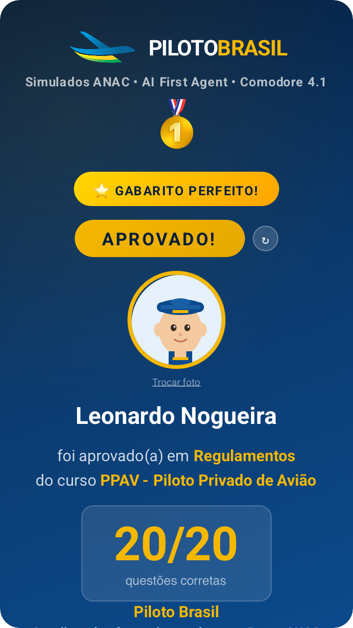 Leonardo Nogueira aprovado