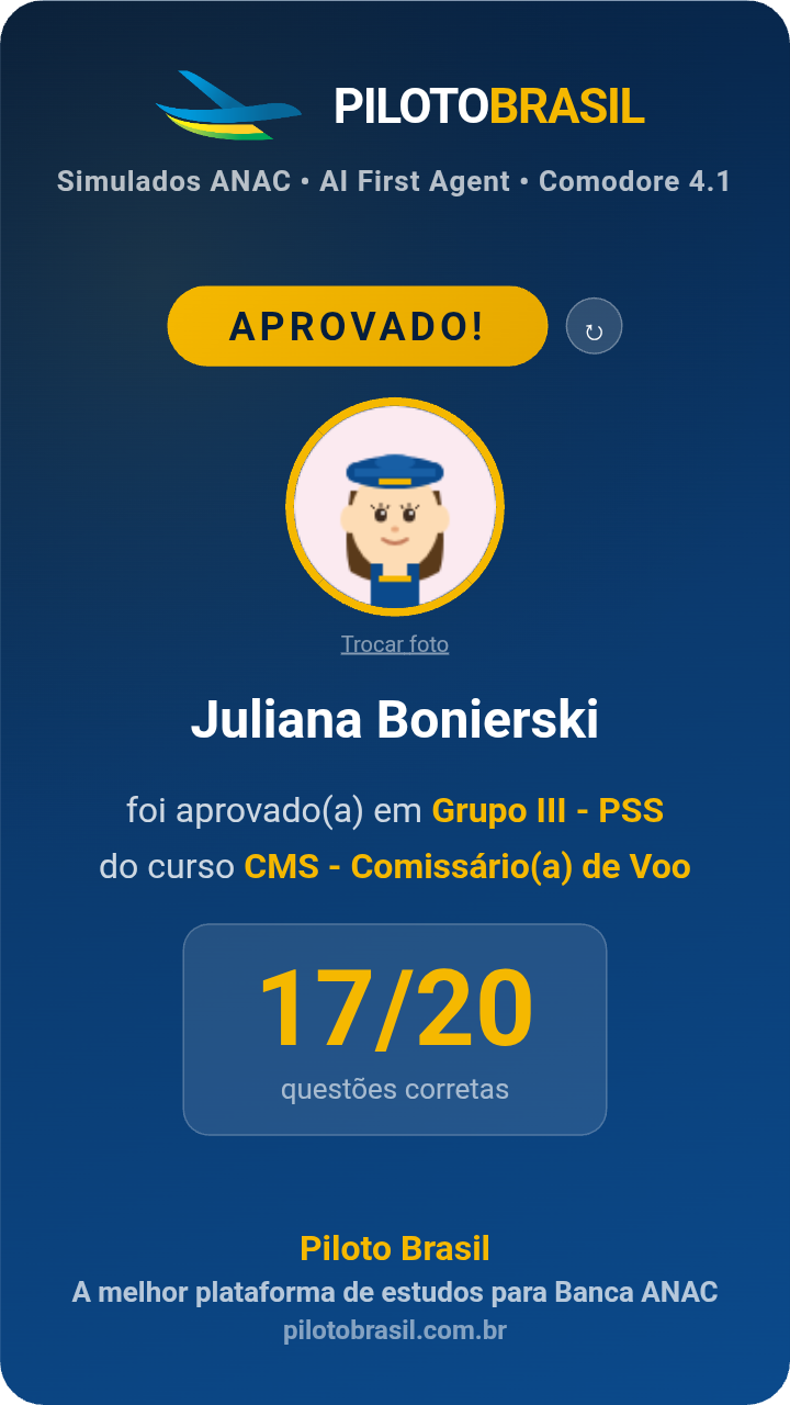 Juliana Bonierski aprovado