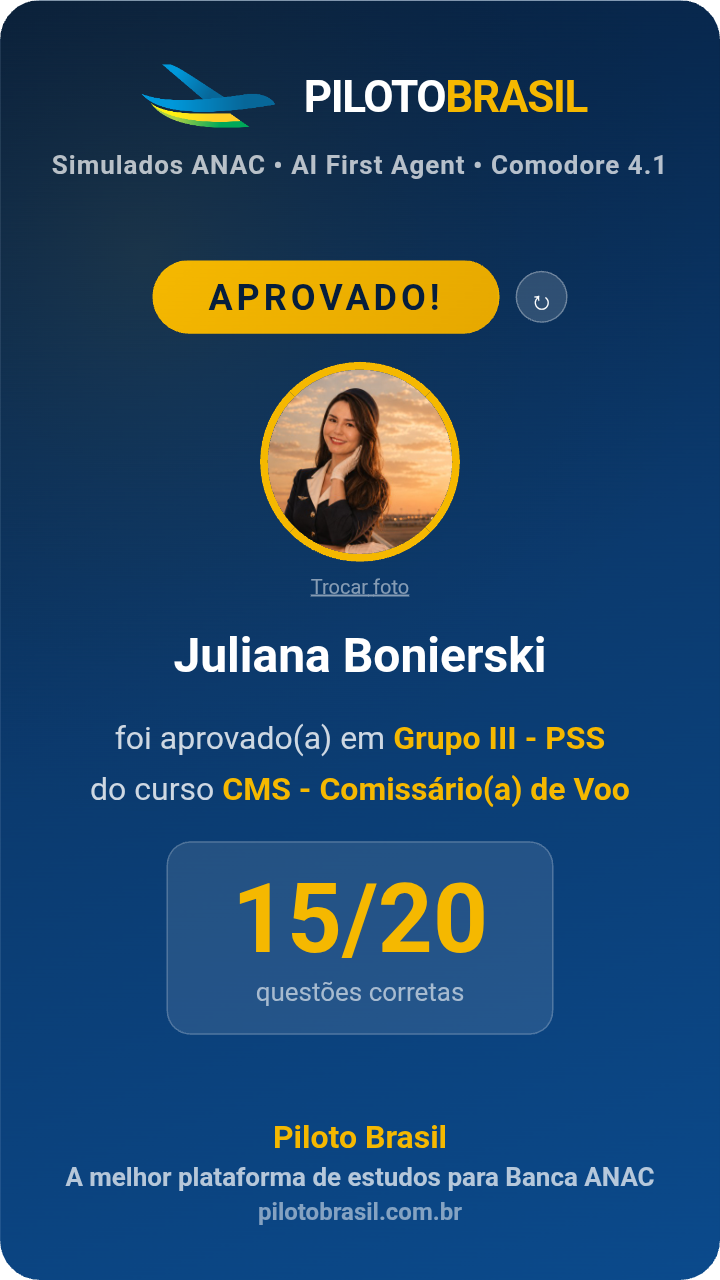 Juliana Bonierski aprovado
